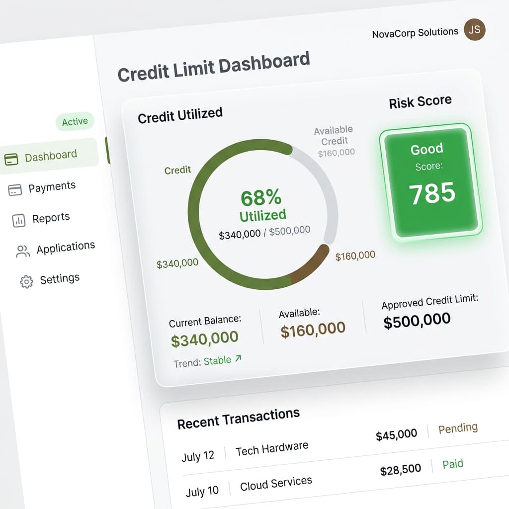 Credit visibility